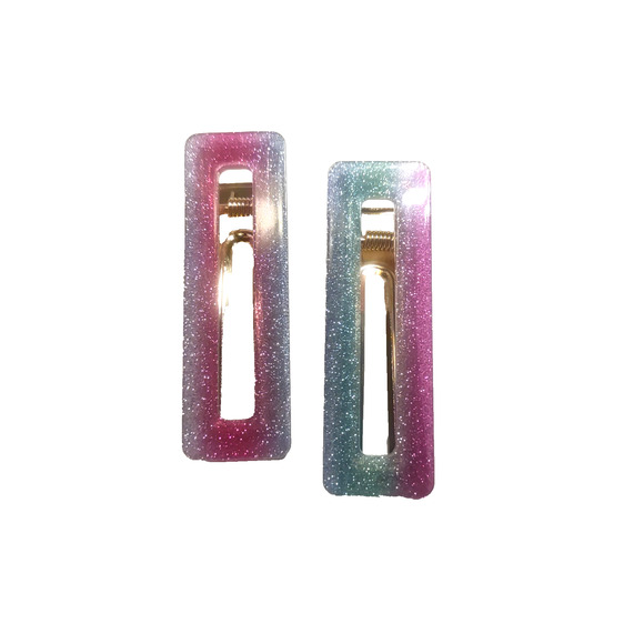 Hair Clip Barrettes Lot Of 4 (2)Matching Sets - Picture 3 of 7